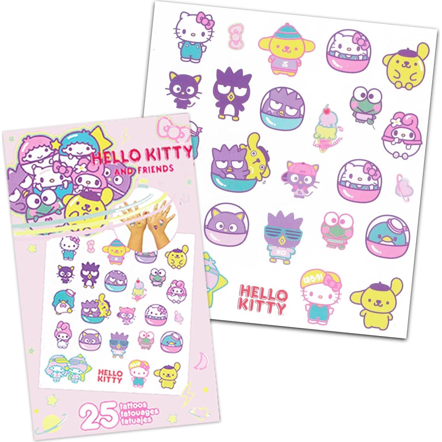 Mochila Escolar Hello Kitty Crenstone 40.6x30.5cm con Tatuajes