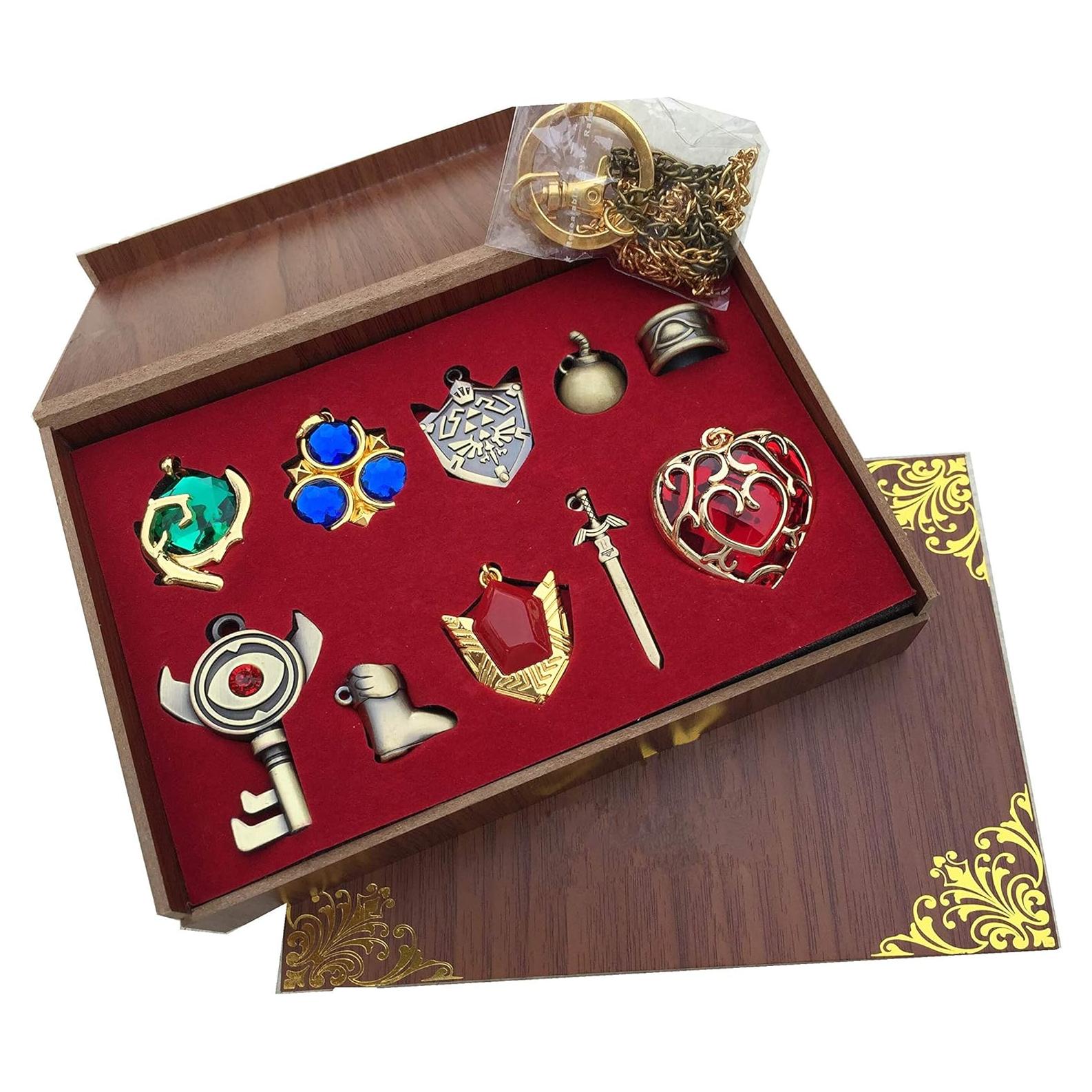 La Leyenda de Zelda Colección Llaveros y Collares 11 Piezas