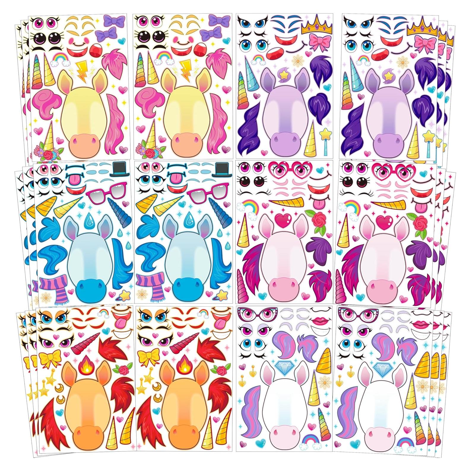 Stickes de Unicornio JOYIN 36 Piezas para Niños Creativos