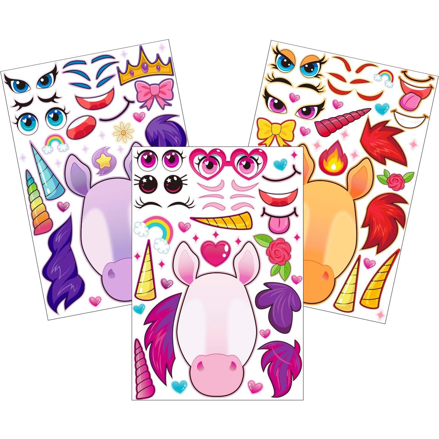 Stickes de Unicornio JOYIN 36 Piezas para Niños Creativos