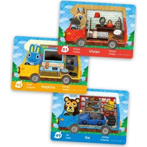 Paquete de 3 cartas amiibo Animal Crossing New Leaf