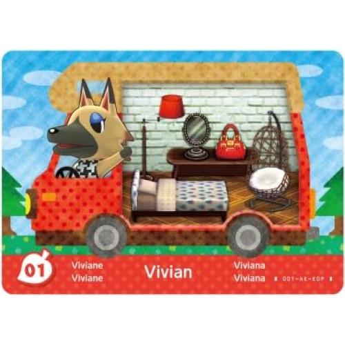 Paquete de 3 cartas amiibo Animal Crossing New Leaf