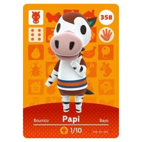Tarjeta Amiibo Papi Animal Crossing Serie 4 Nintendo
