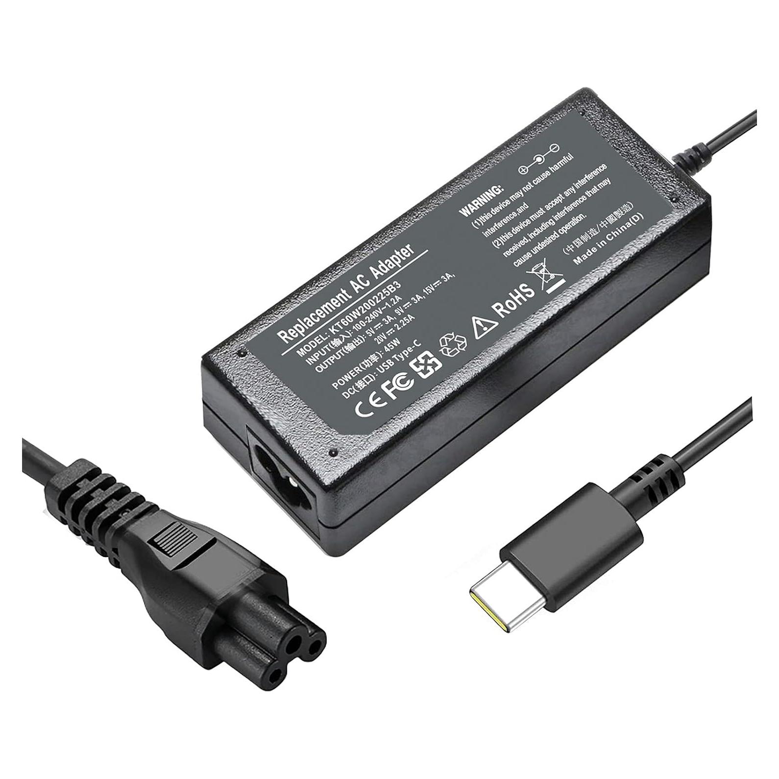 Cargador USB C 45W HP Chromebook X360 14 - Garantía 12 meses