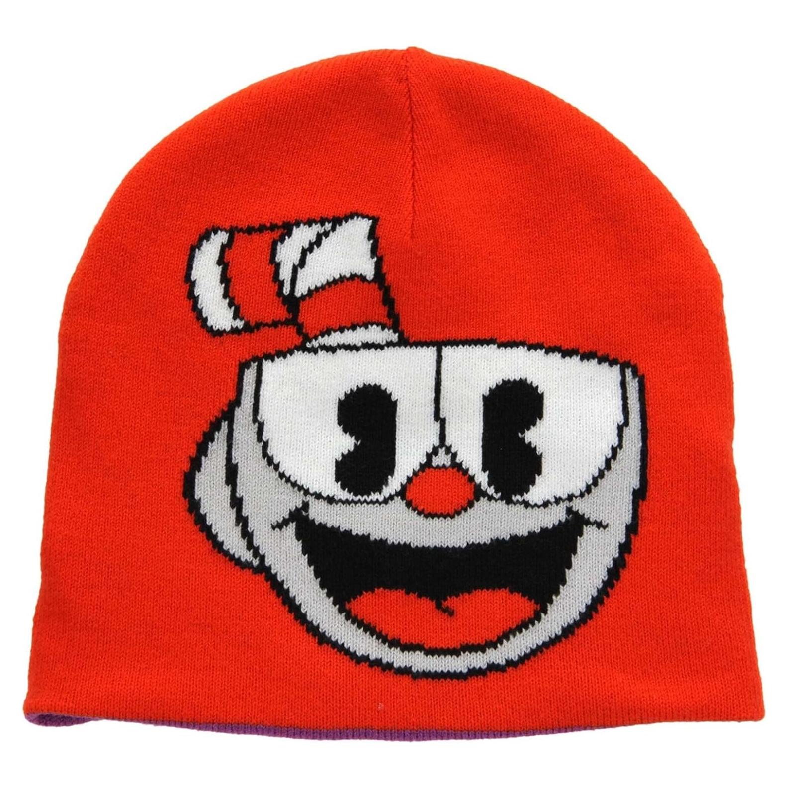 Gorro Reversible Cuphead Fun Costumes 100% Acrílico