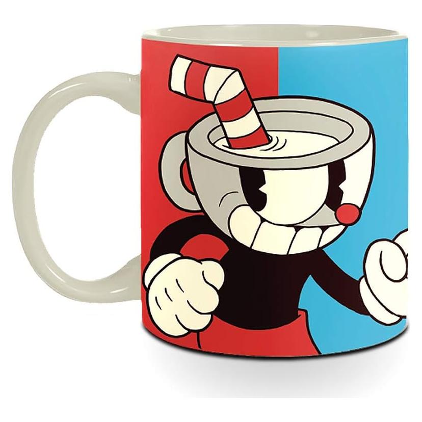 Taza de Cerámica Cuphead y Mugman 473 ml Just Funky