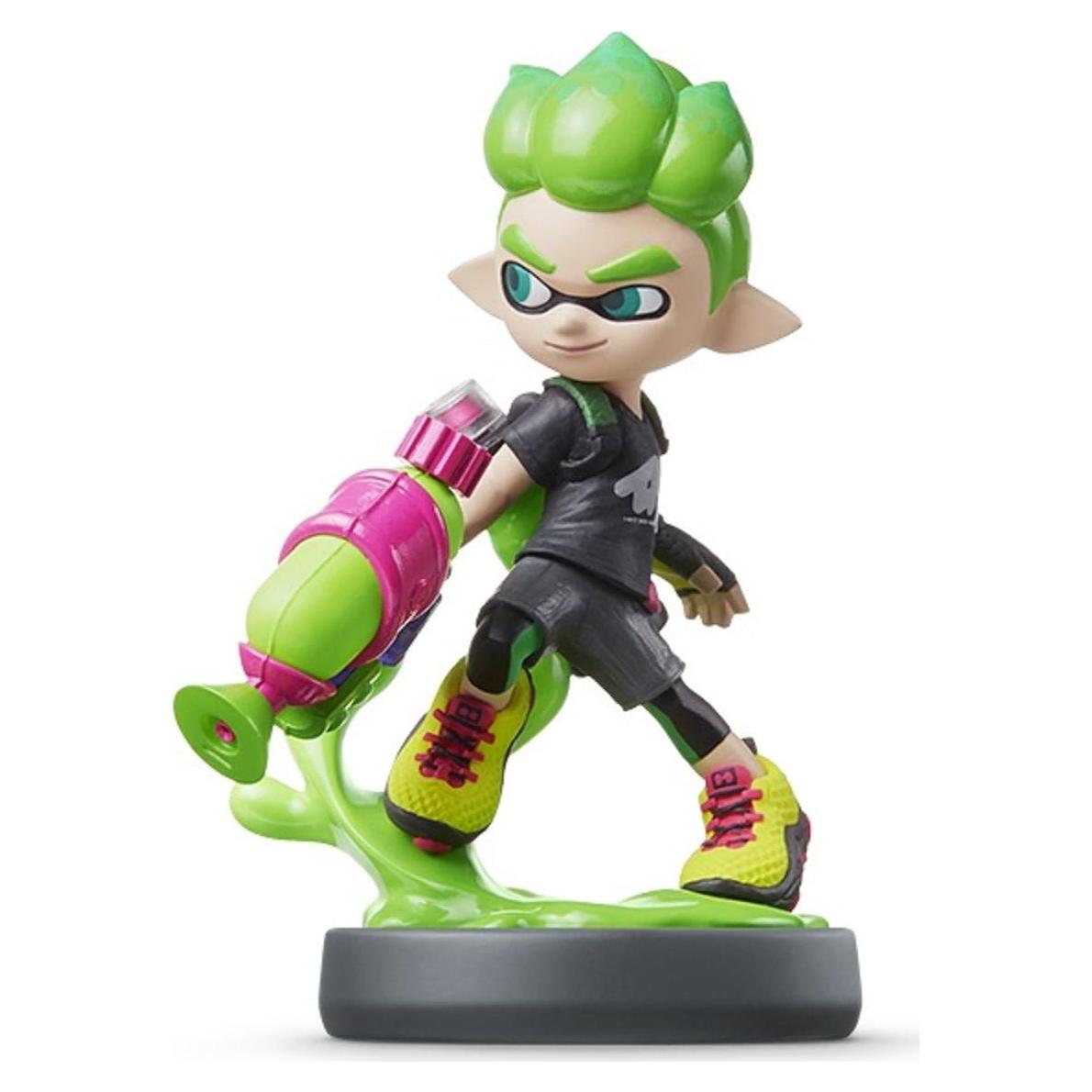 Amiibo Niño Verde Neón Nintendo Splatoon - Juego Nuevo