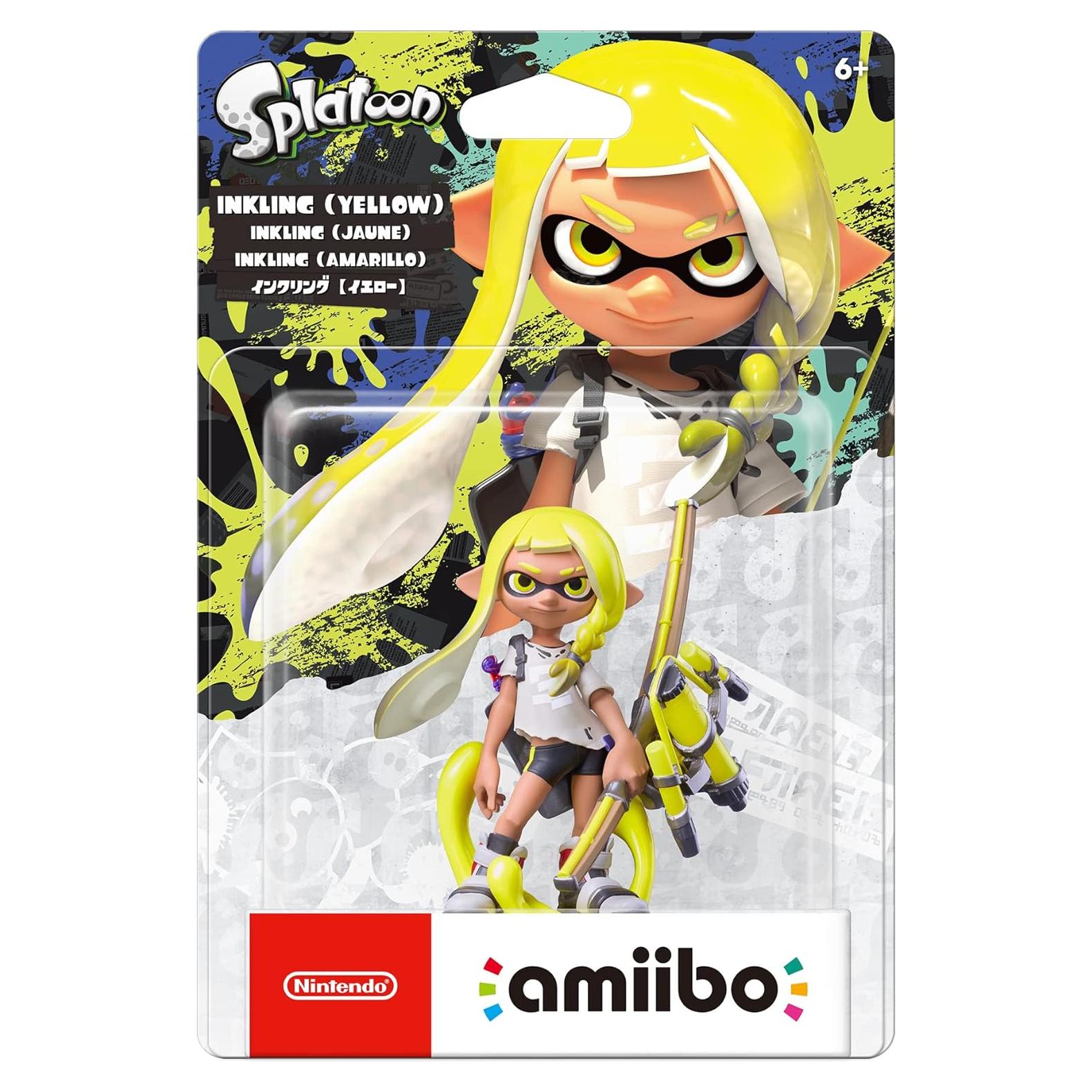 Amiibo Inkling Amarillo Nintendo - Accesorio para Switch