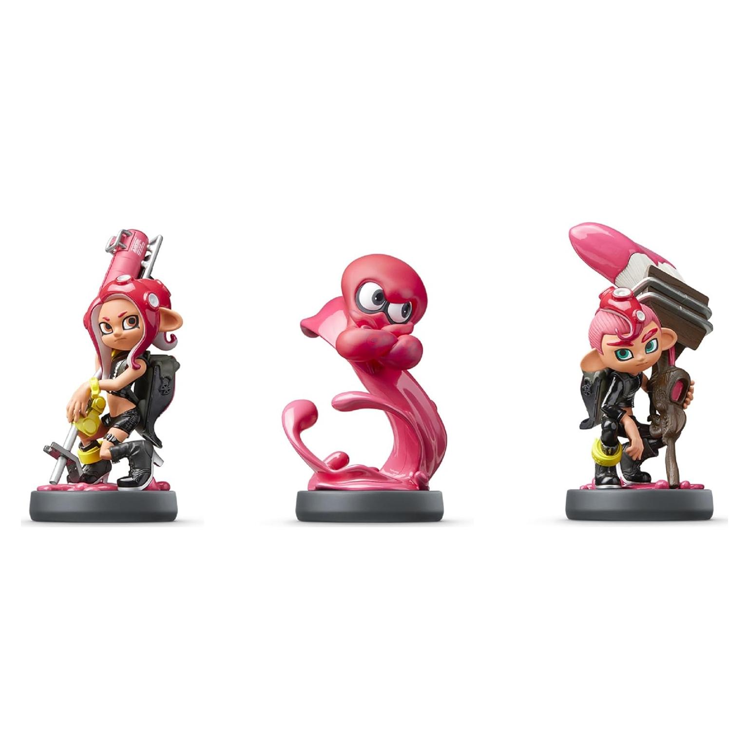 Amiibo Triple Set Octoling Nintendo - Importación Japón