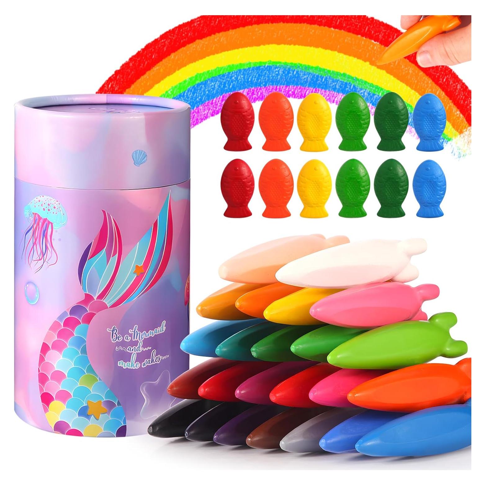 Crayones DreamCandy 36PCS Lavables y No Tóxicos