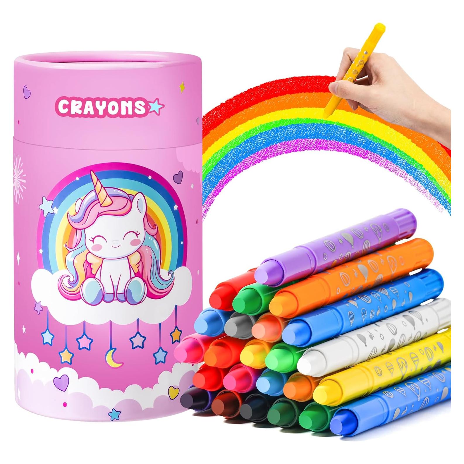 Crayones DreamCandy 24 Colores Lavables para Niños