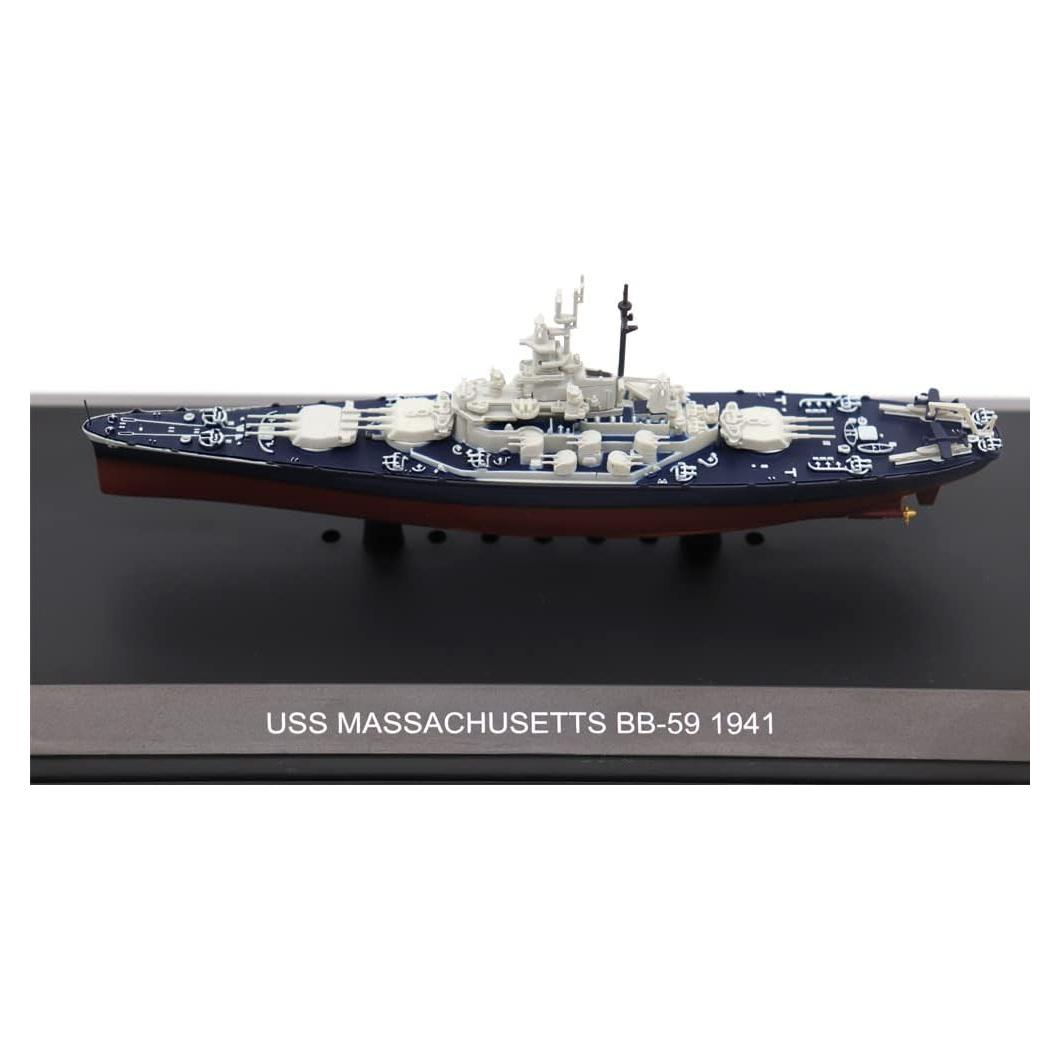 Modelo a Escala USS Massachusetts BB-59 1:1250 Motor City Classics