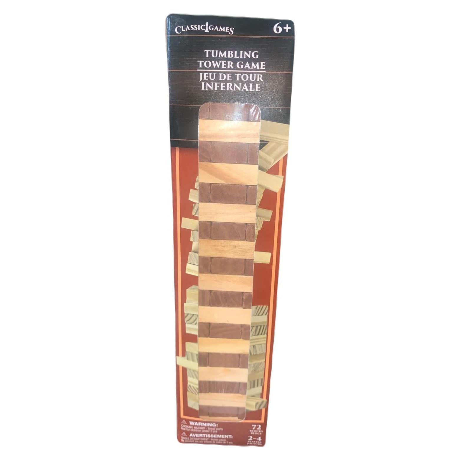 Juego de Torre Tumbling 72pcs Madera Gadgetsforcool