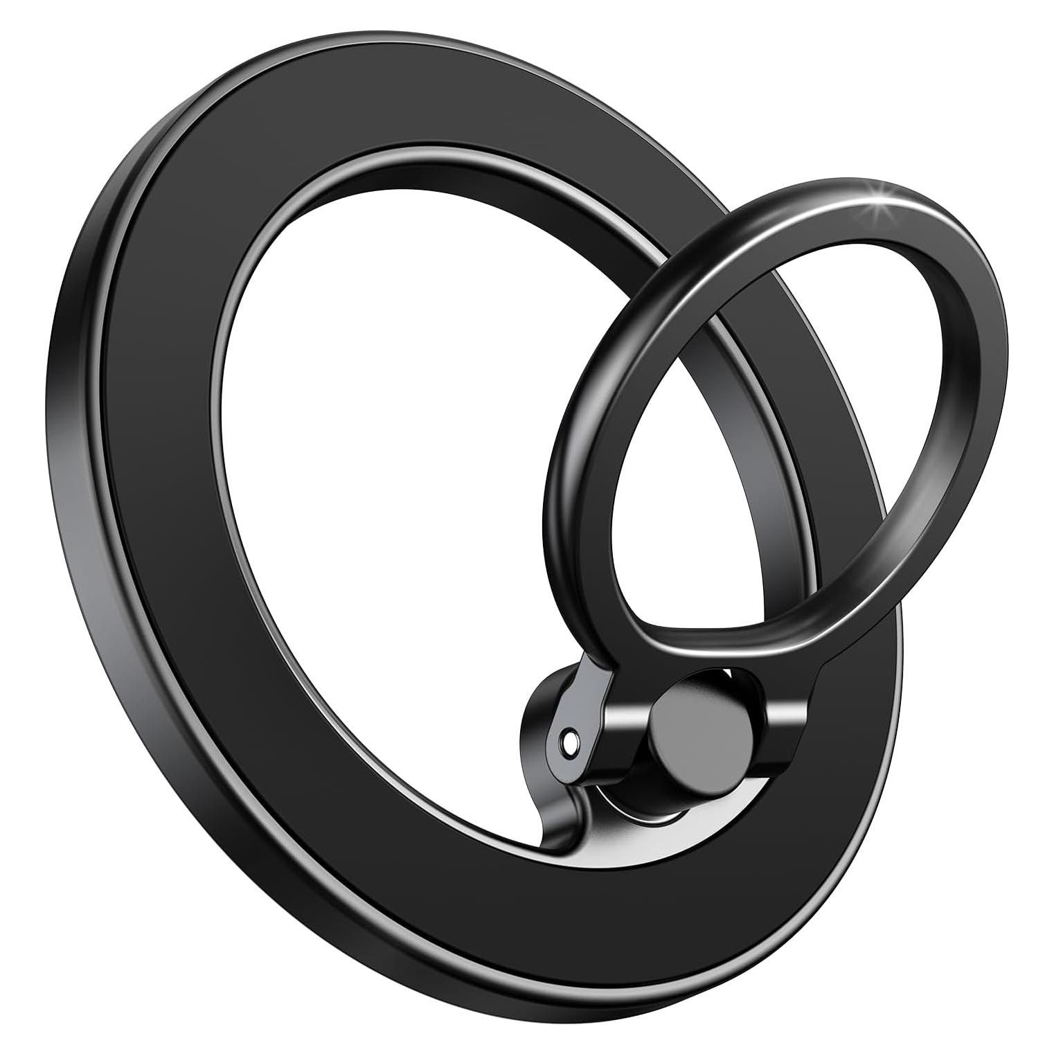 Soporte de Anillo Magnético AREDAN para iPhone MagSafe Negro