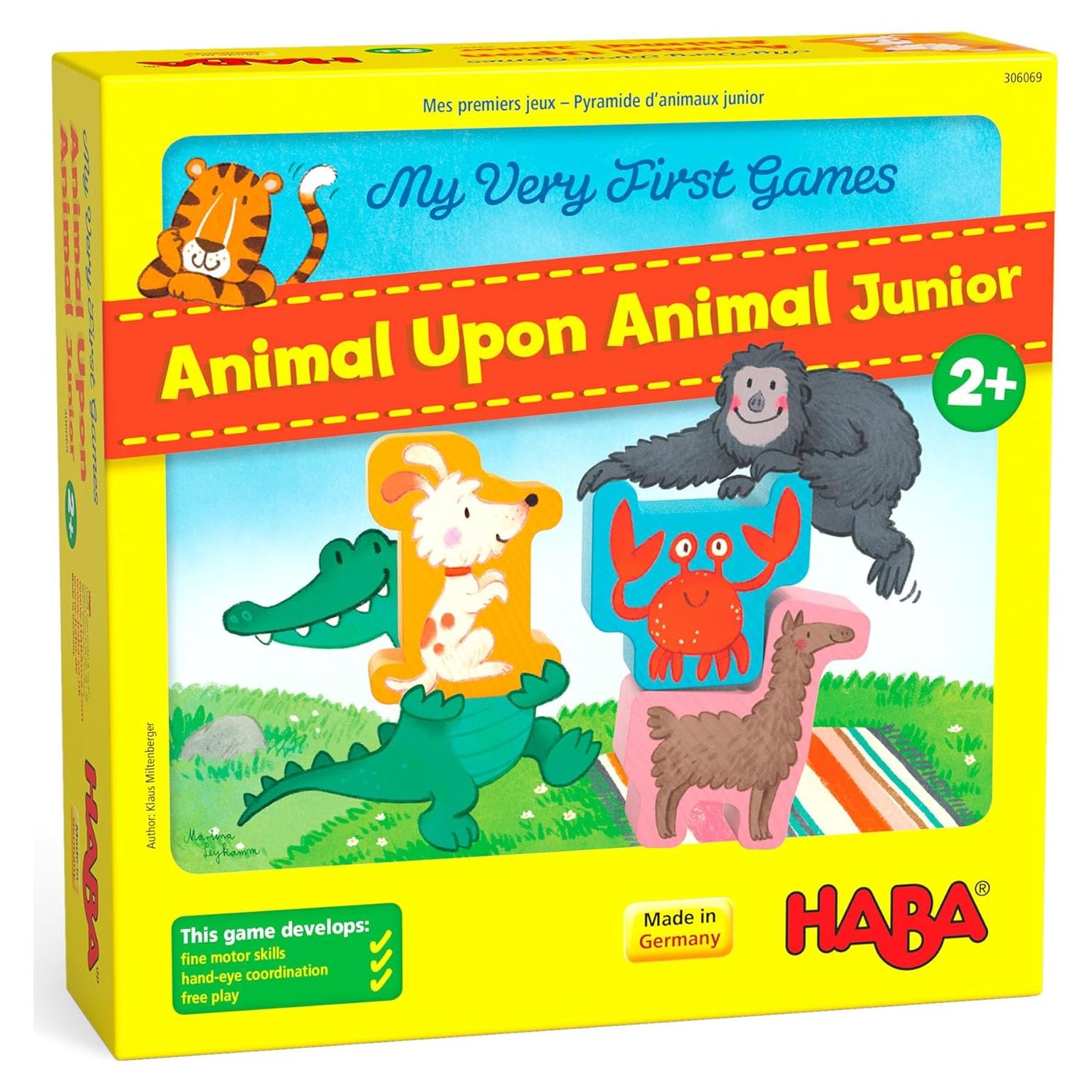 Juego de Apilamiento HABA Animales Sobre Animales 15 Piezas