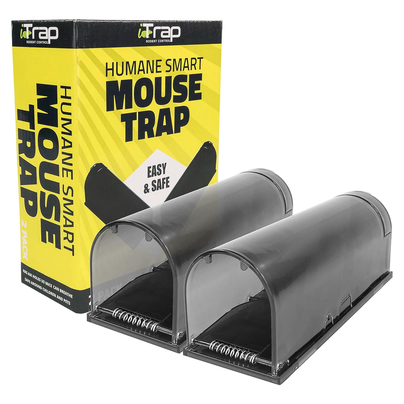 Trampas Humanas para Ratones iTrap - Juego de 2 Reutilizables