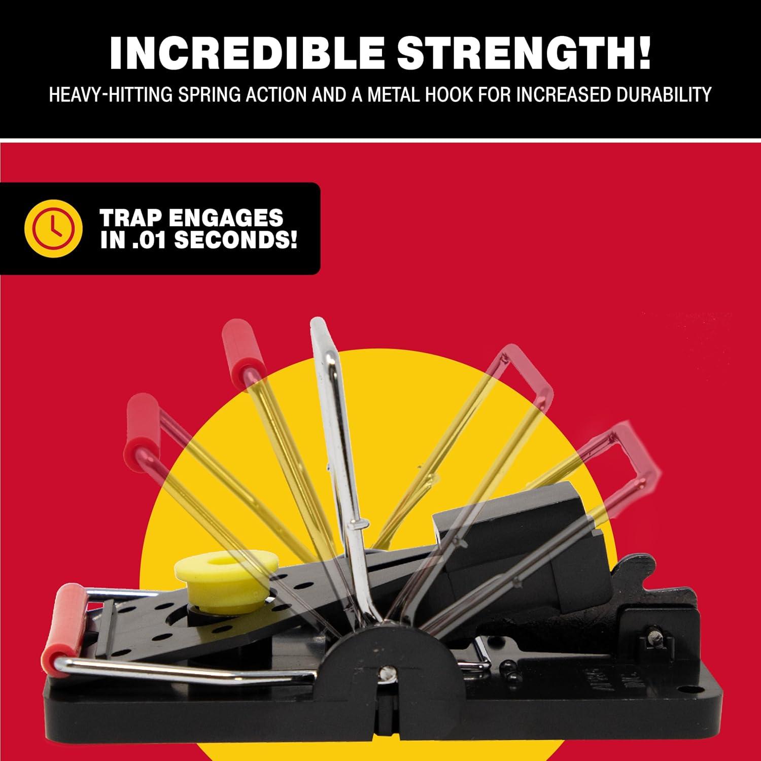 Trampa para Ratones Catchmaster Predator 6 Unidades - Reutilizable y Efectiva