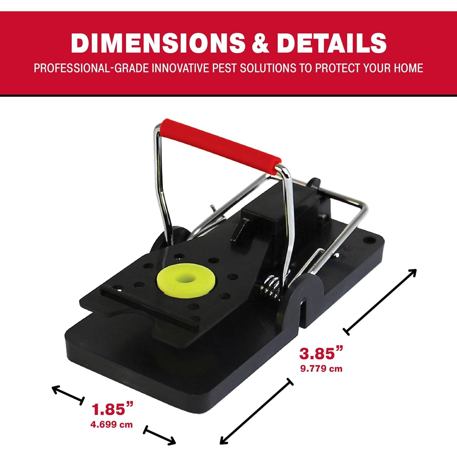 Trampa para Ratones Catchmaster Predator 6 Unidades - Reutilizable y Efectiva