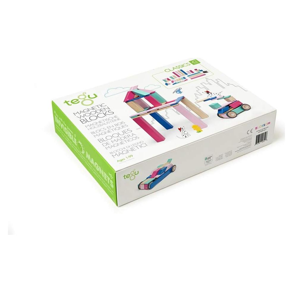 Juego de Bloques Magnéticos Tegu 42 Piezas Floración