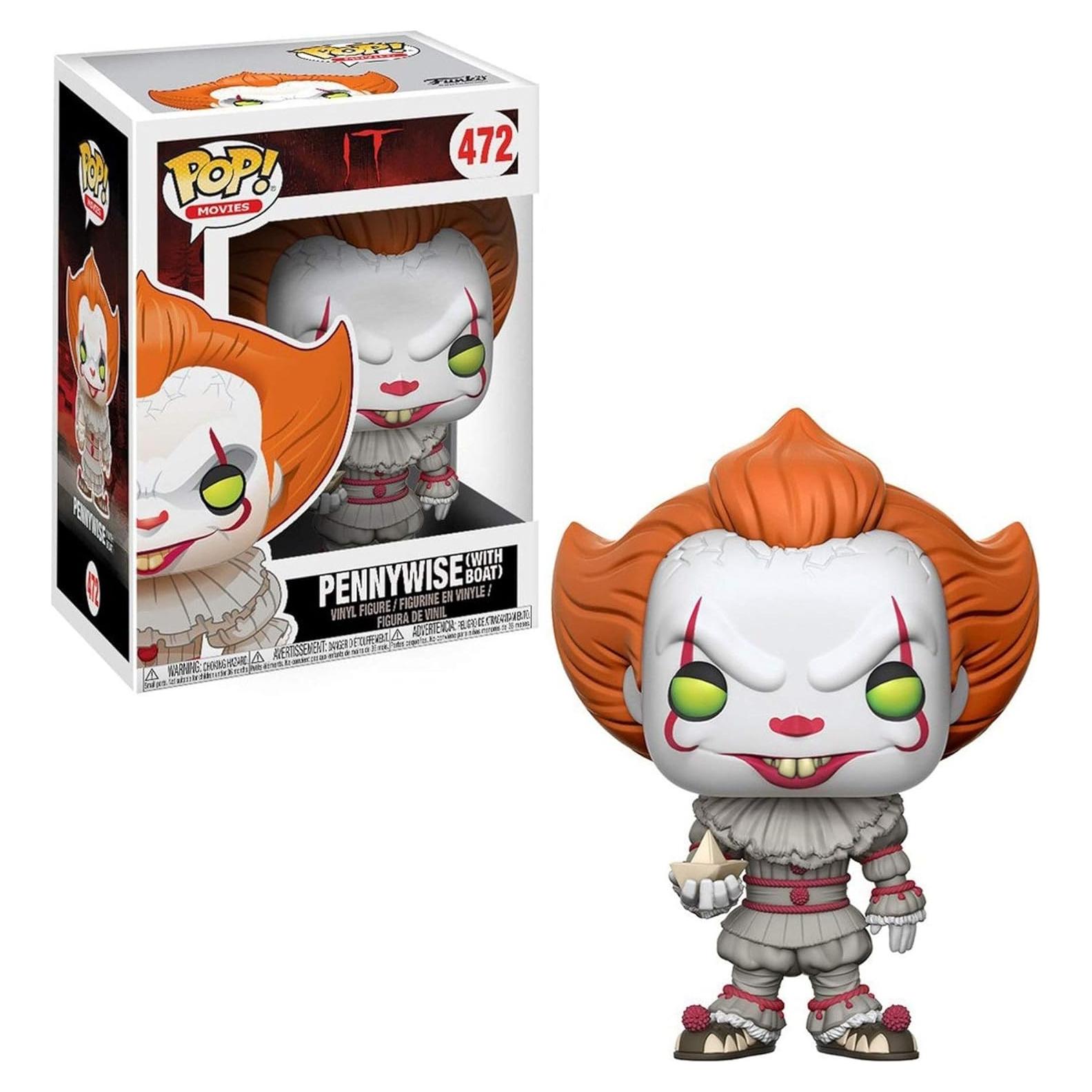 Figura Coleccionable Funko Pop Eso - Pennywise con Barco 9.5 cm