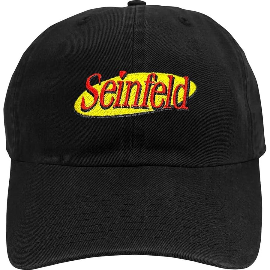 Gorra Papá Seinfeld Popfunk Ajustable Unisex Negra