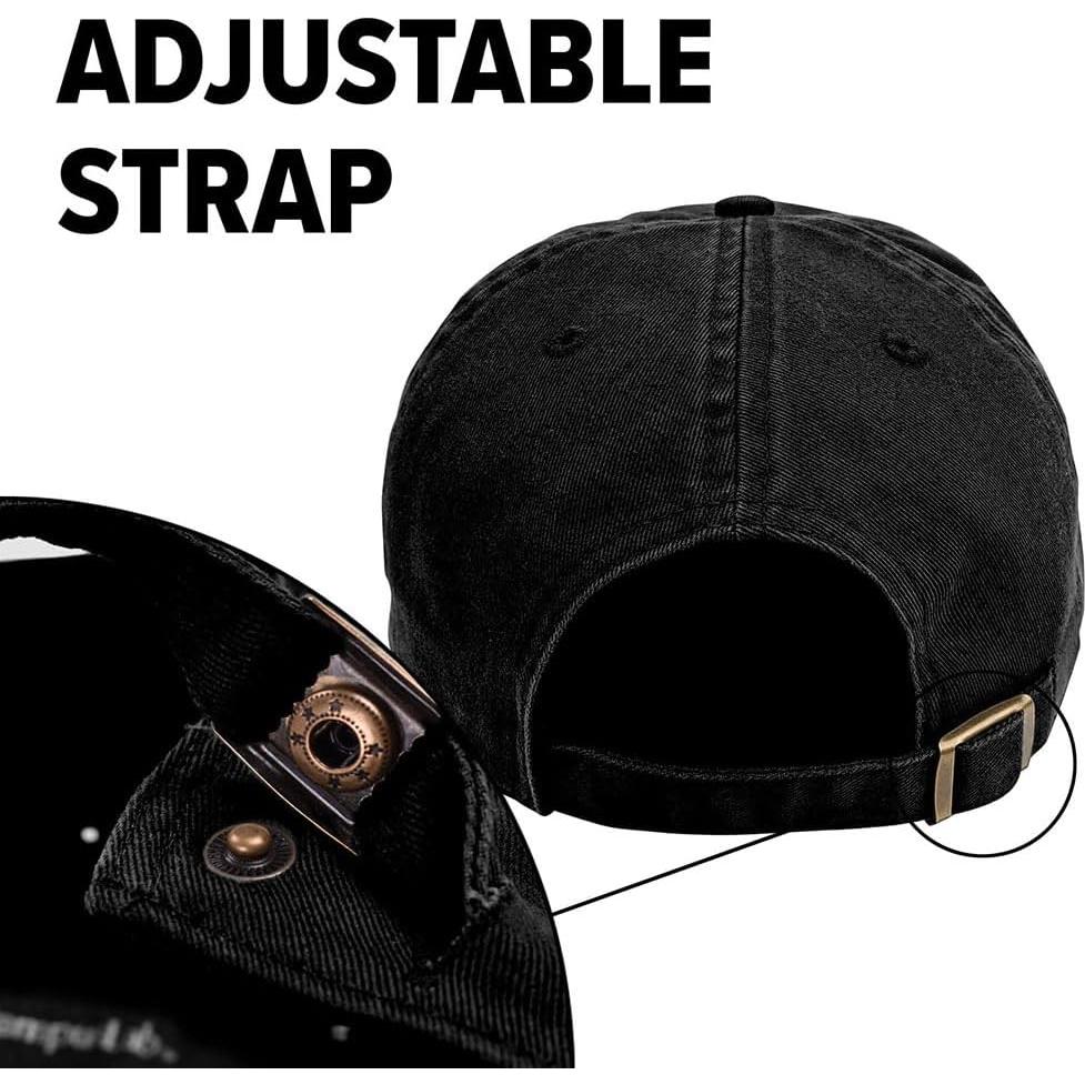 Gorra Papá Seinfeld Popfunk Ajustable Unisex Negra