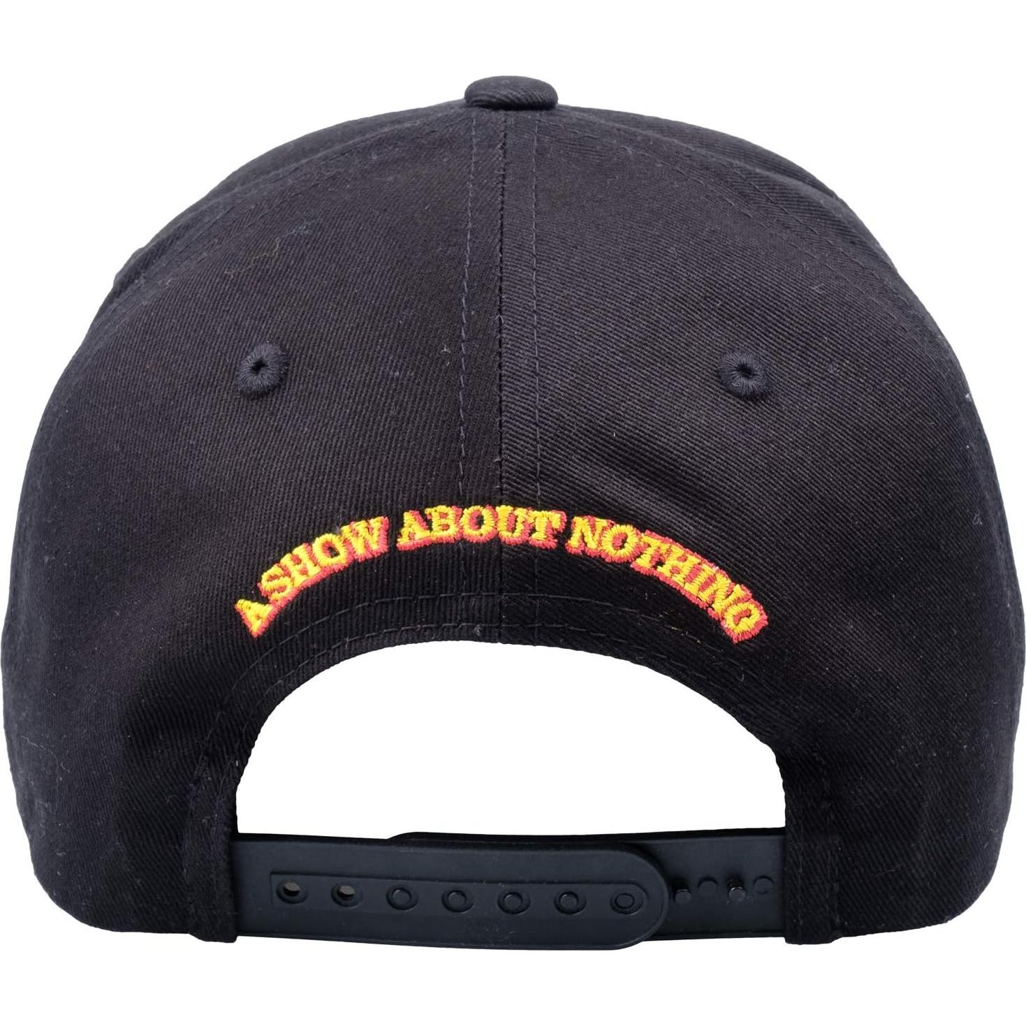 Gorra de béisbol ajustable Concept One Seinfeld negra