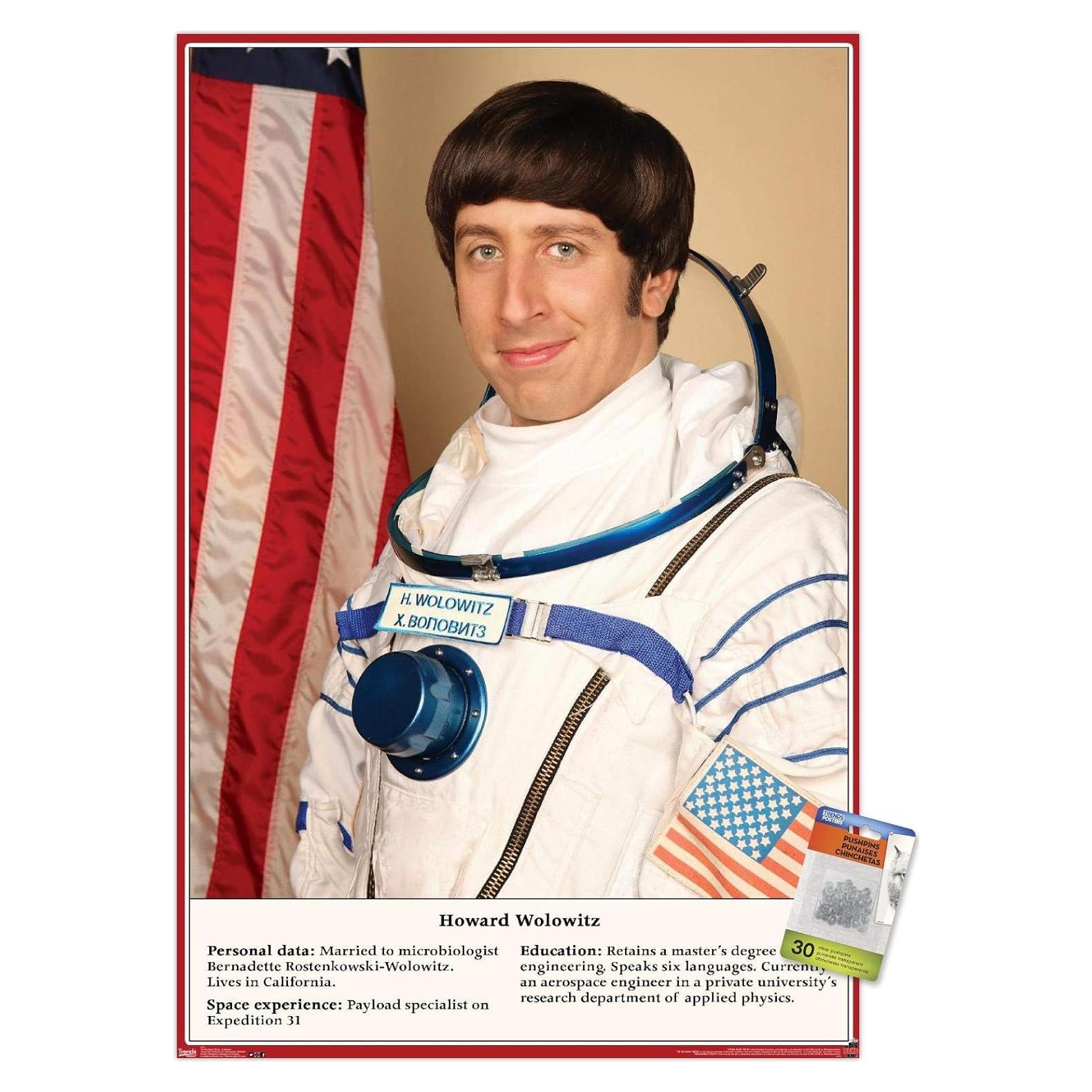 Póster de Pared Astronauta Trends International 86.4x56.5cm