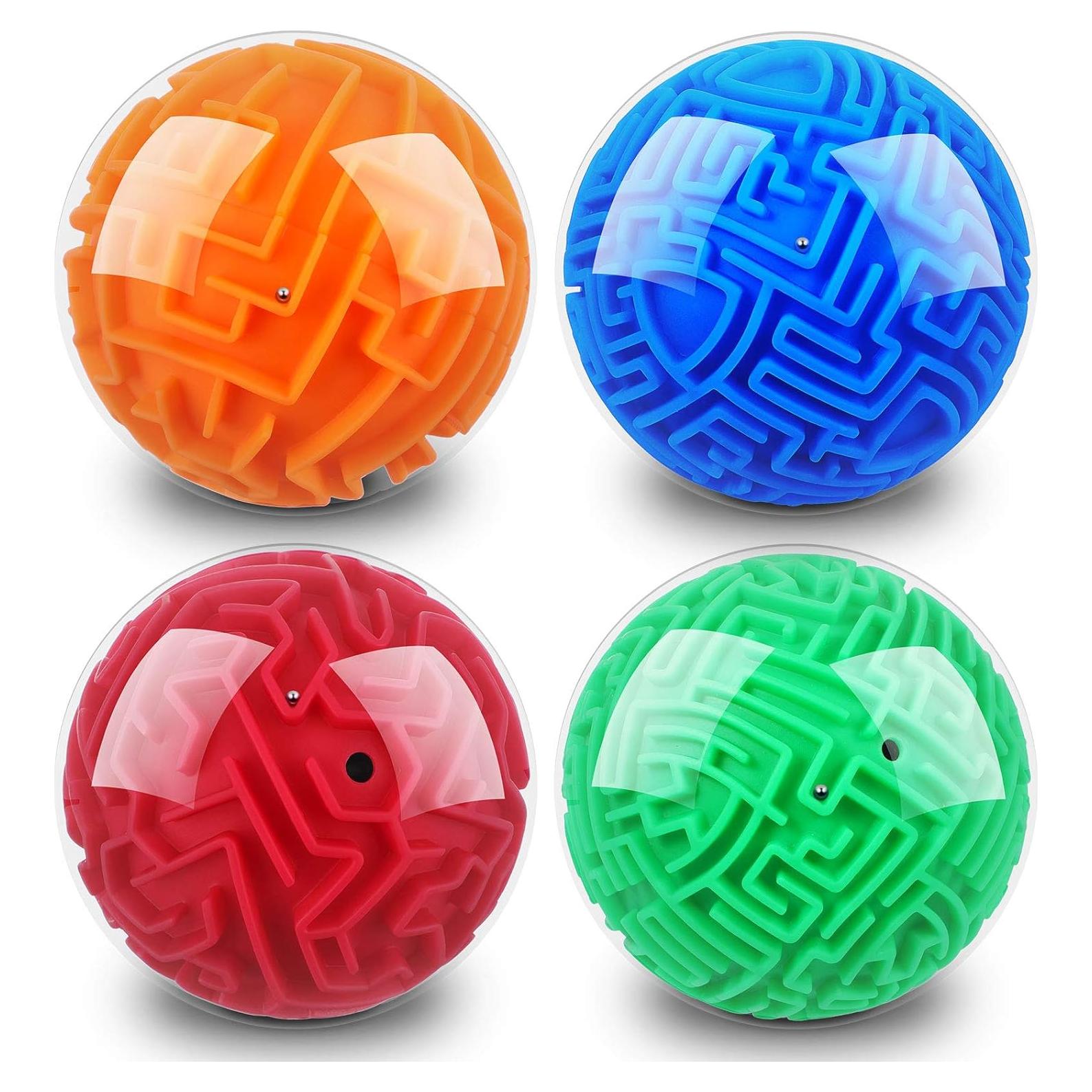 Sumind 4 Pzs Puzzle Laberinto 3D Juguete Educativo