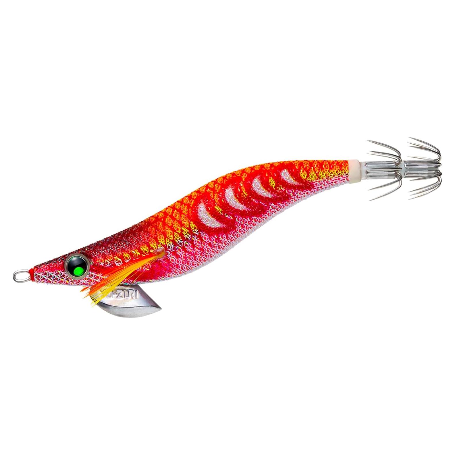 Señuelo de Pesca Duel Egi Ikka No. 2.5 Naranja Rojo