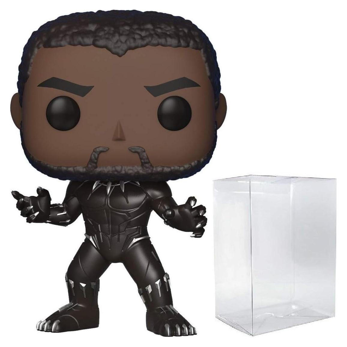 Figura Funko Pop! Pantera Negra Sin Máscara 9.5 cm - Marvel