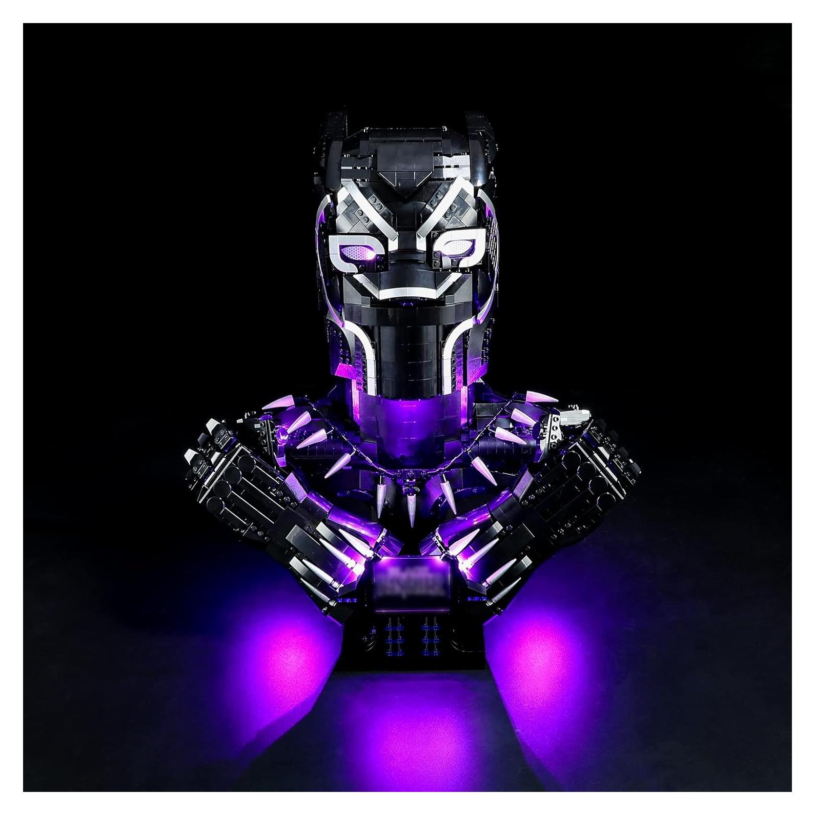 Kit de Iluminación LED BRIKSMAX para LEGO 76215 Pantera Negra