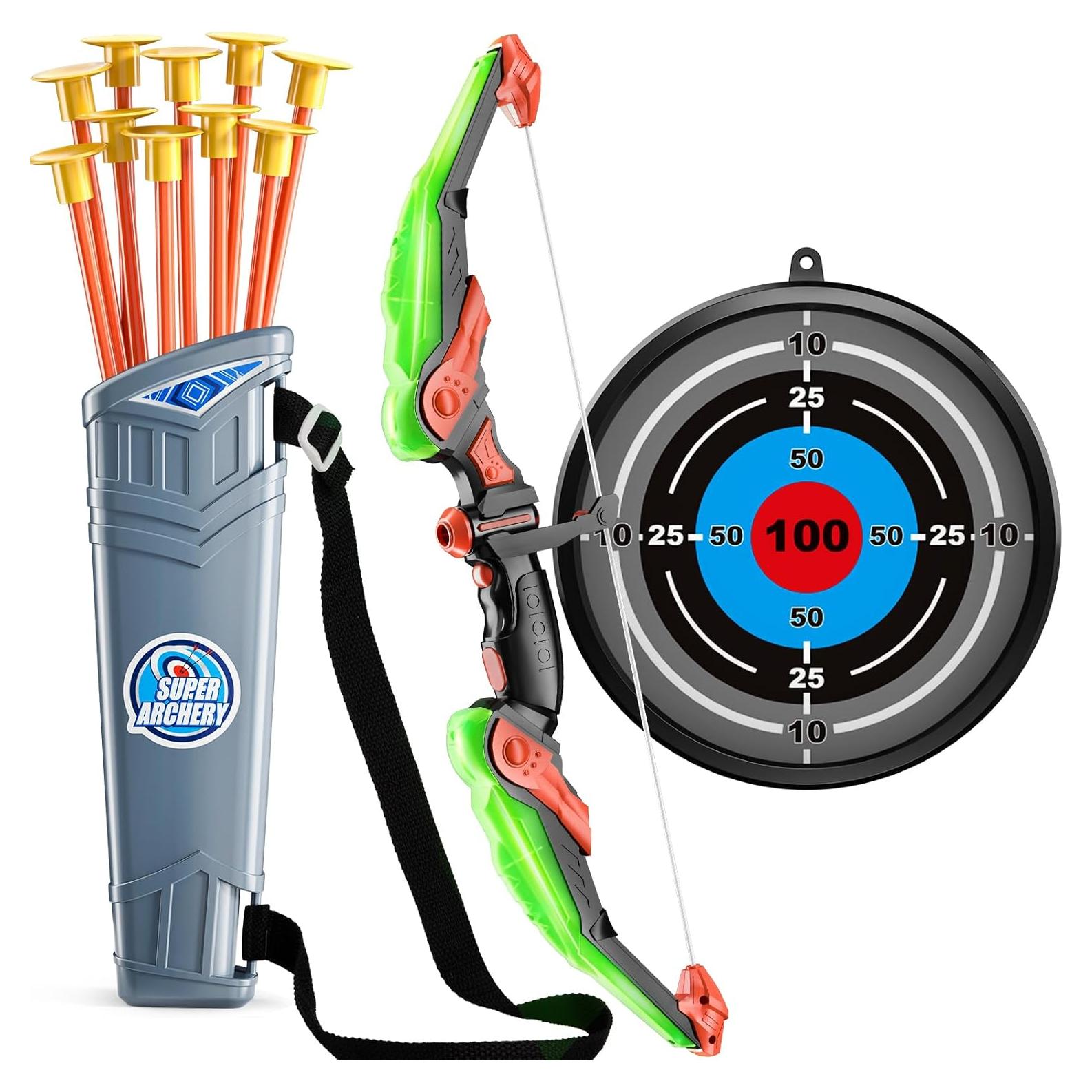 Conjunto de Arco y Flecha TEMI para Niños con Luz LED