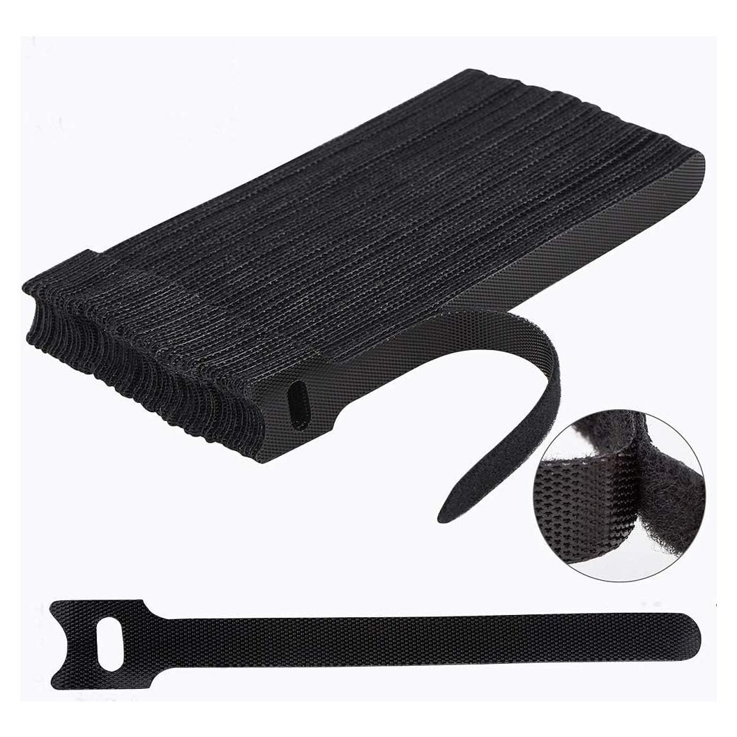 60 Bridas Reutilizables Nettbe 15,24 cm Organizador de Cables