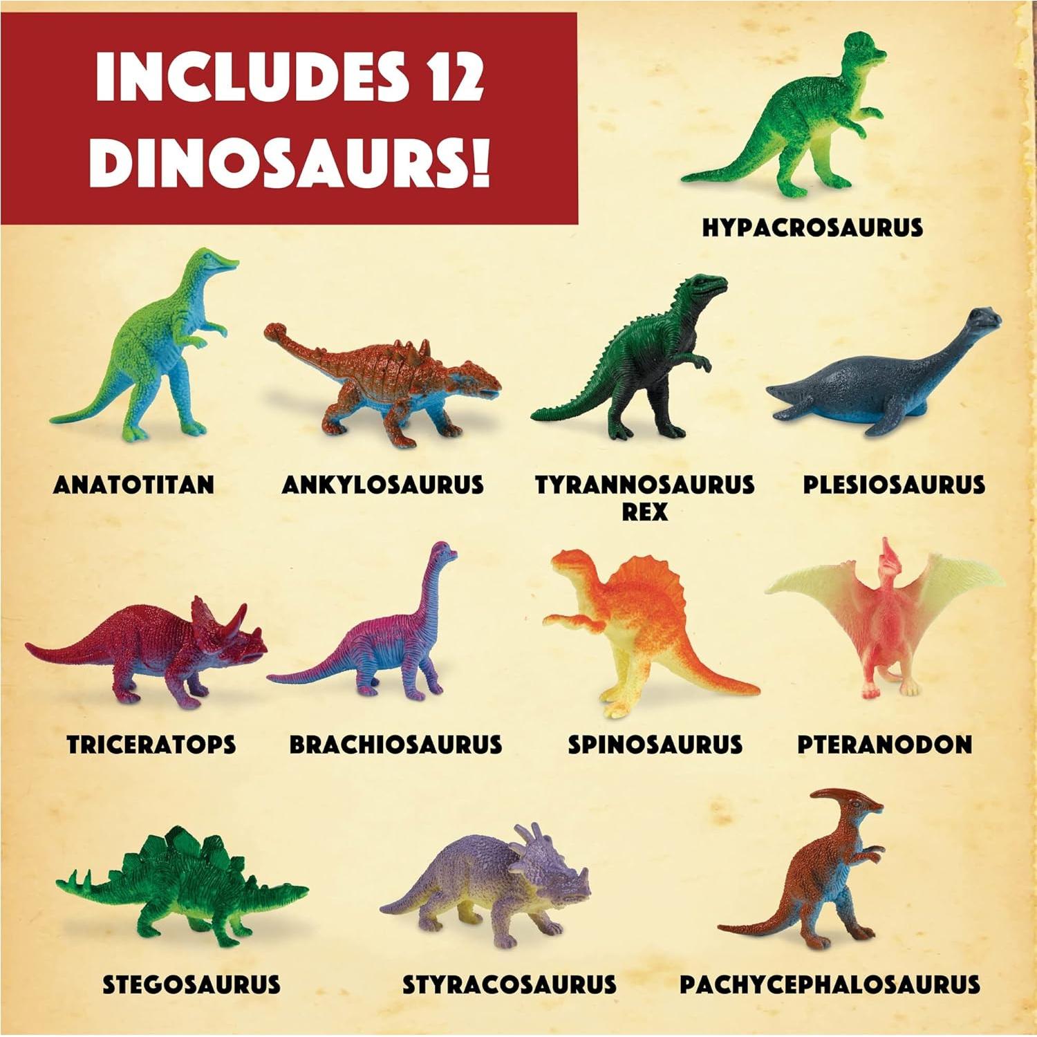 MindWare Kit de Excavación de Dinosaurios - 12 Huevos 1.29 kg