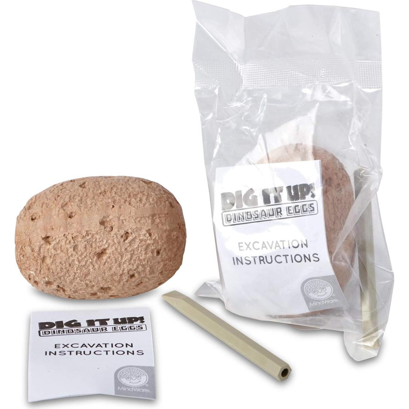 MindWare Kit de Excavación de Dinosaurios - 12 Huevos 1.29 kg