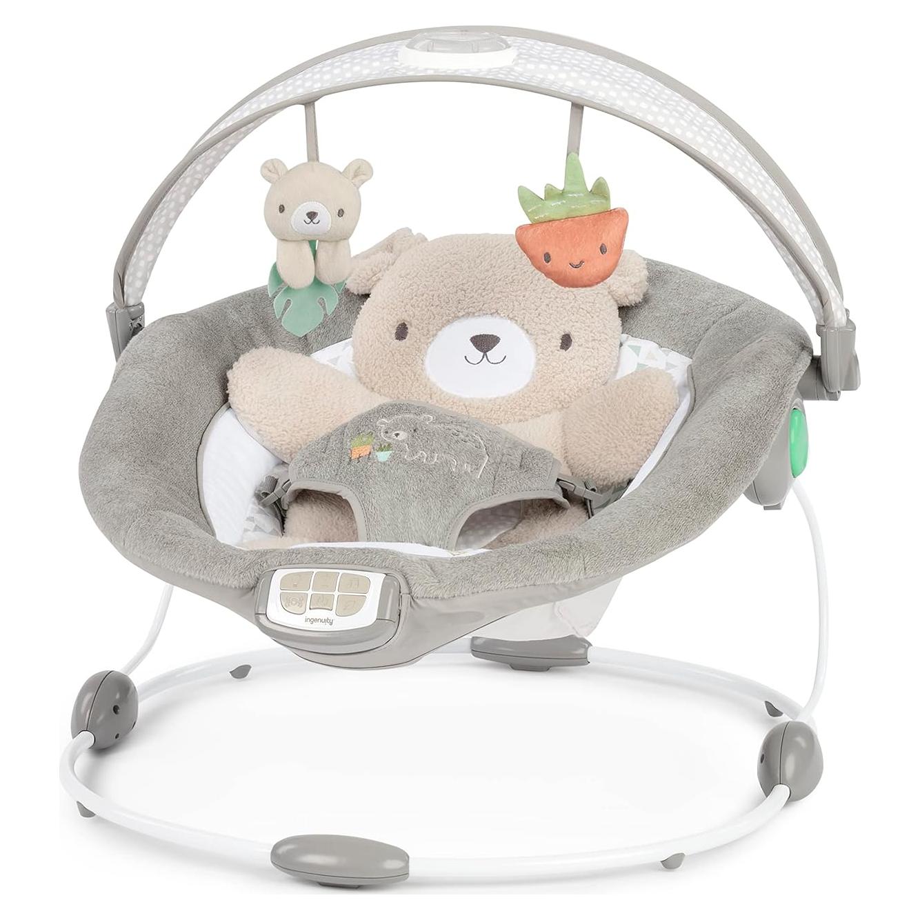 Asiento de Rebote Ingenuity InLighten Nate para Bebés 0-6 Meses