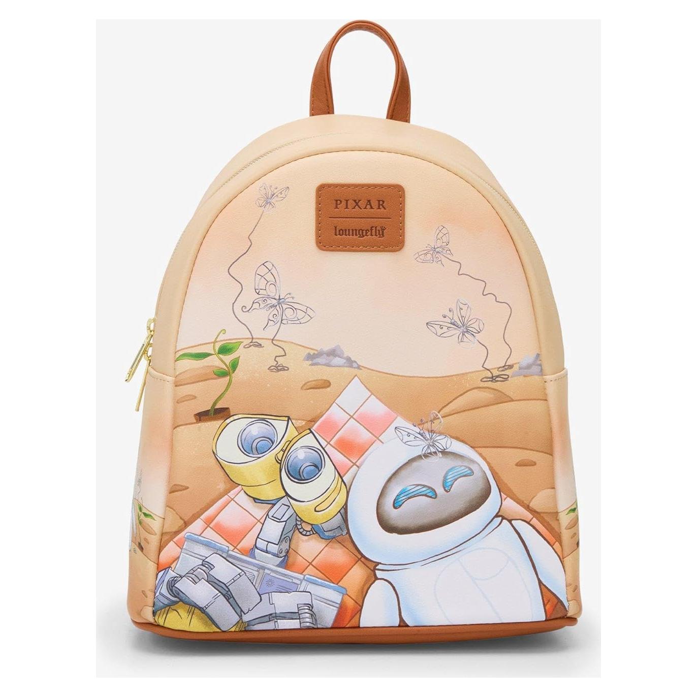Mochila Mini Loungefly Disney Pixar WALL-E EVE 20.3x11.4x26.7 cm