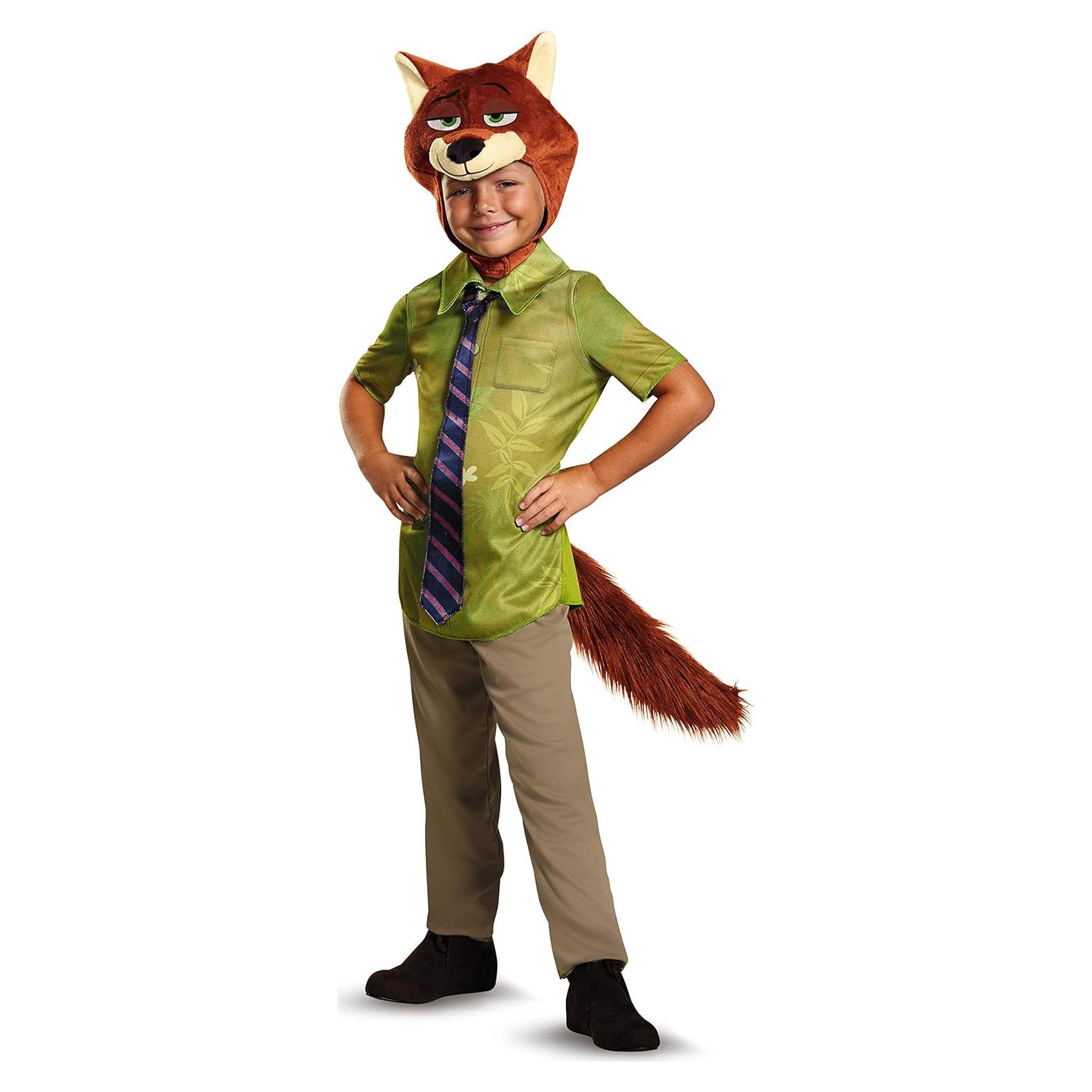 Disfraz de Nick Wilde Disney Zootopia para Niños 7-8 años