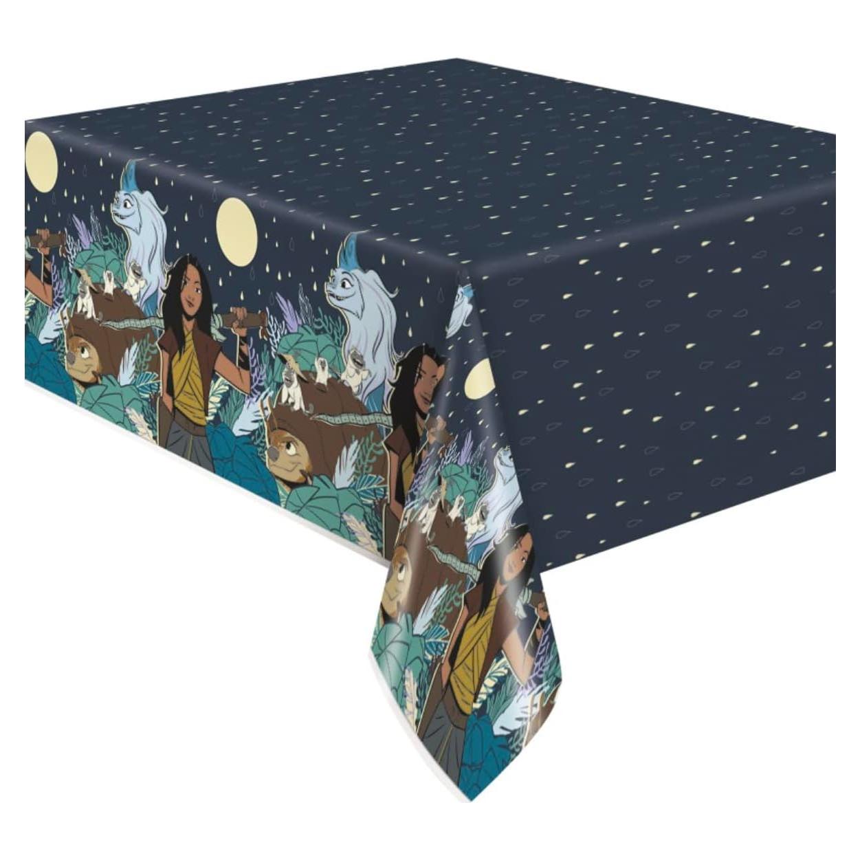 Cubierta de Mesa Plástica Disney Raya 213x137 cm Multicolor