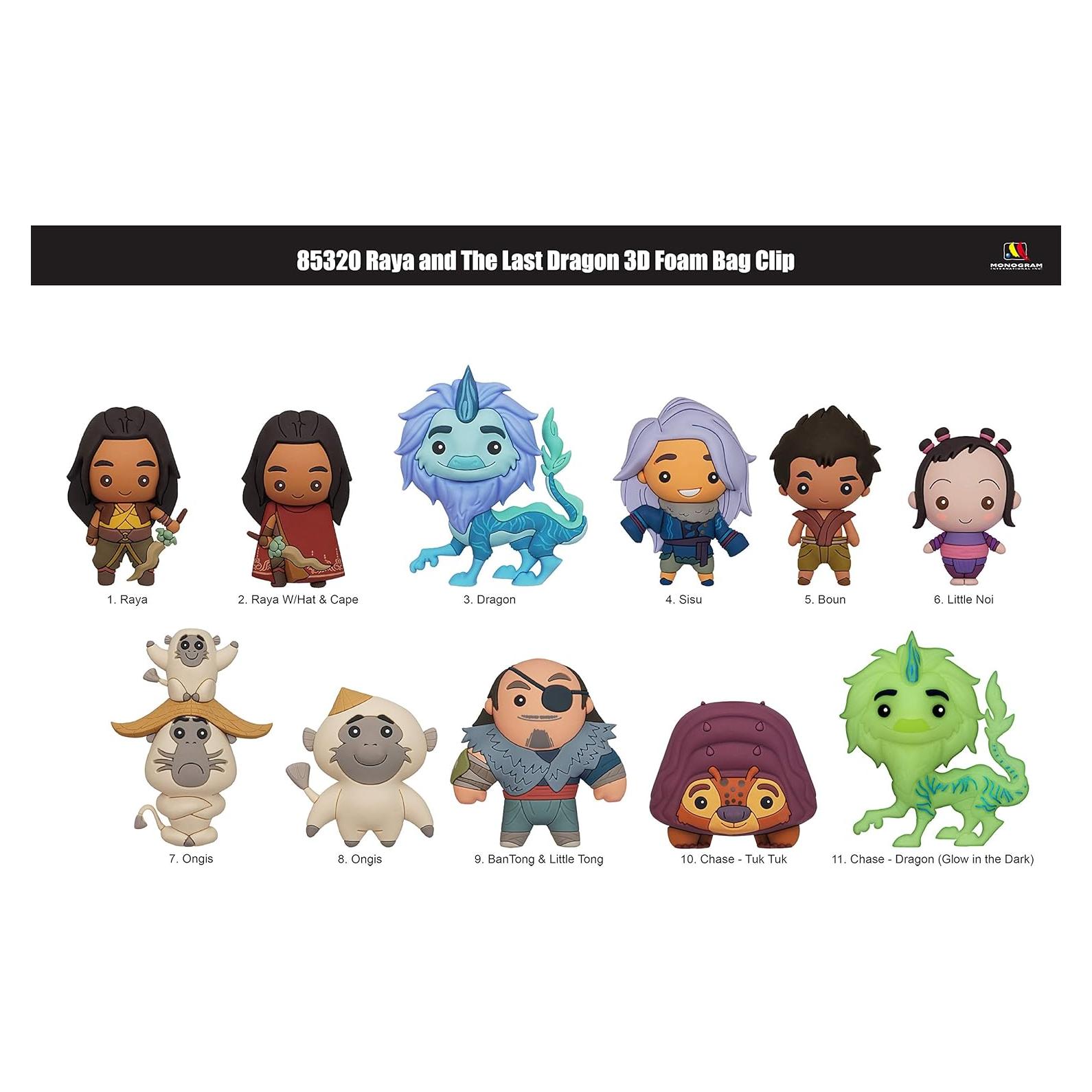 Clip de Espuma 3D Raya y el Último Dragón Monogram