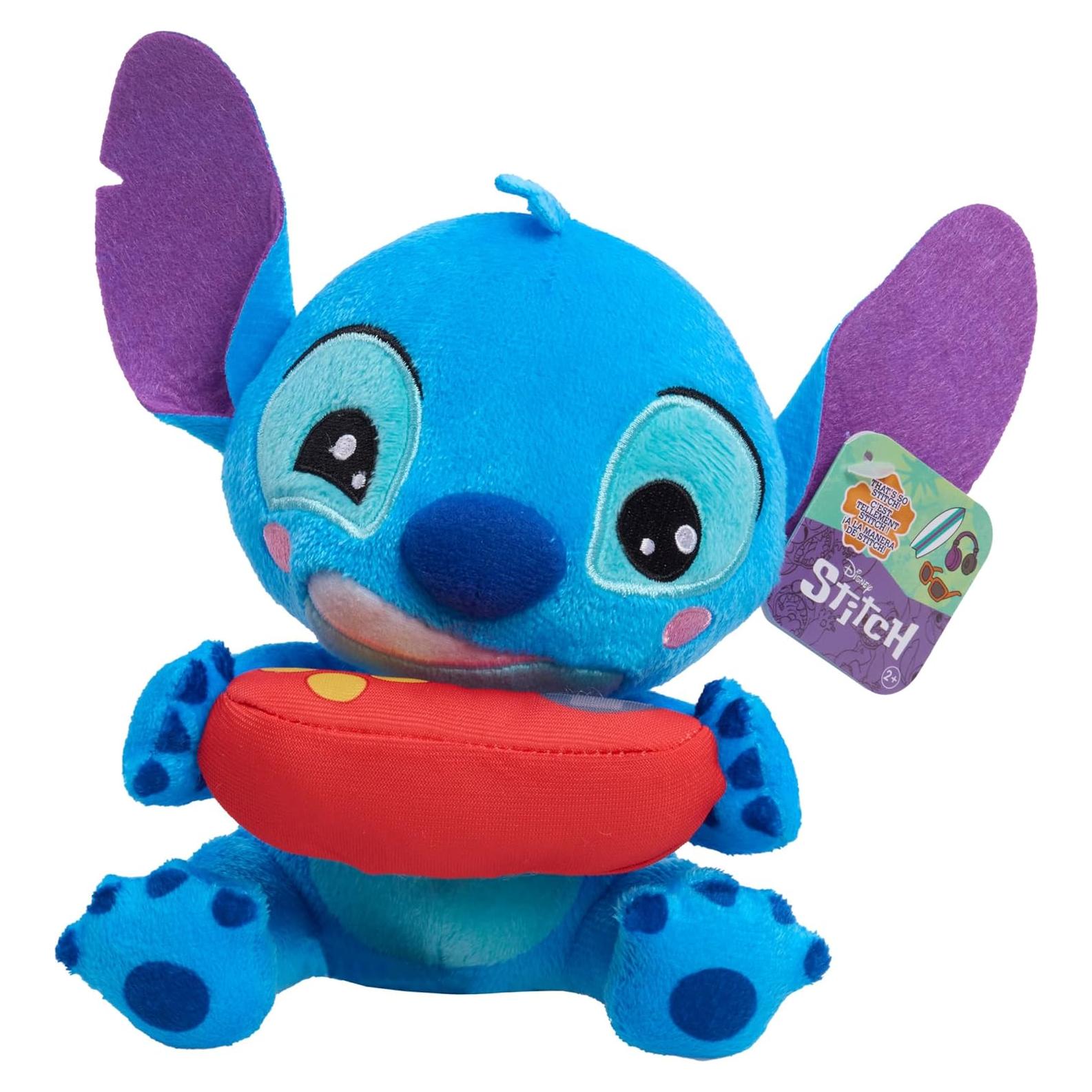 Peluche Stitch Gamer Just Play 17.78 cm Azul Suave