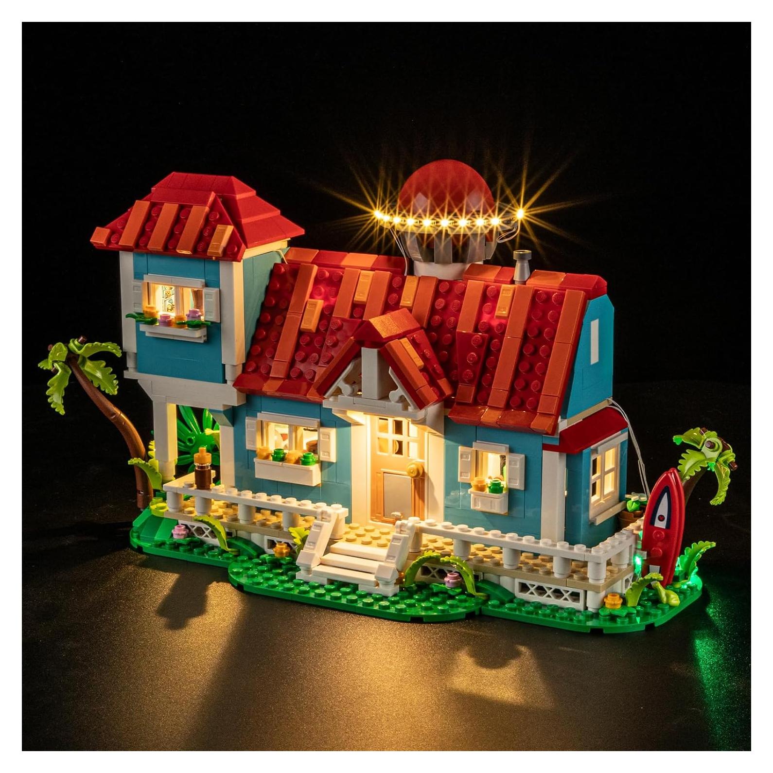Kit de Luz LED para Lego Lilo y Stitch Casa de Playa 43268