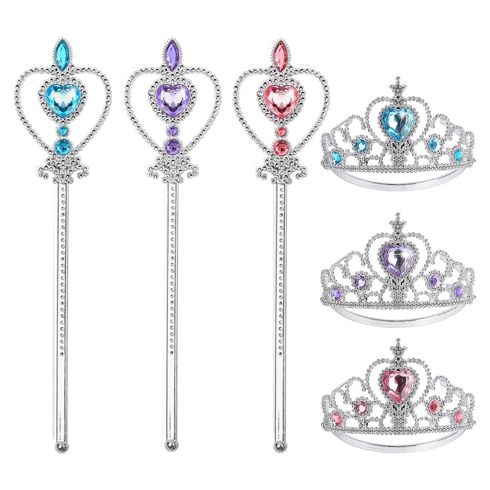 Conjunto de Disfraz de Princesa BIBUTY 6 Piezas para Niñas