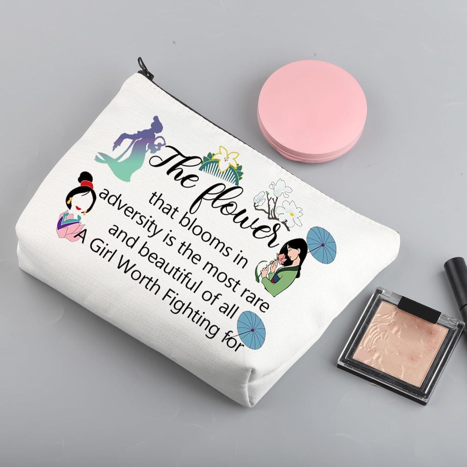 Bolsa de Maquillaje Princesa Mulan 23.1x17x5.3cm Impermeable