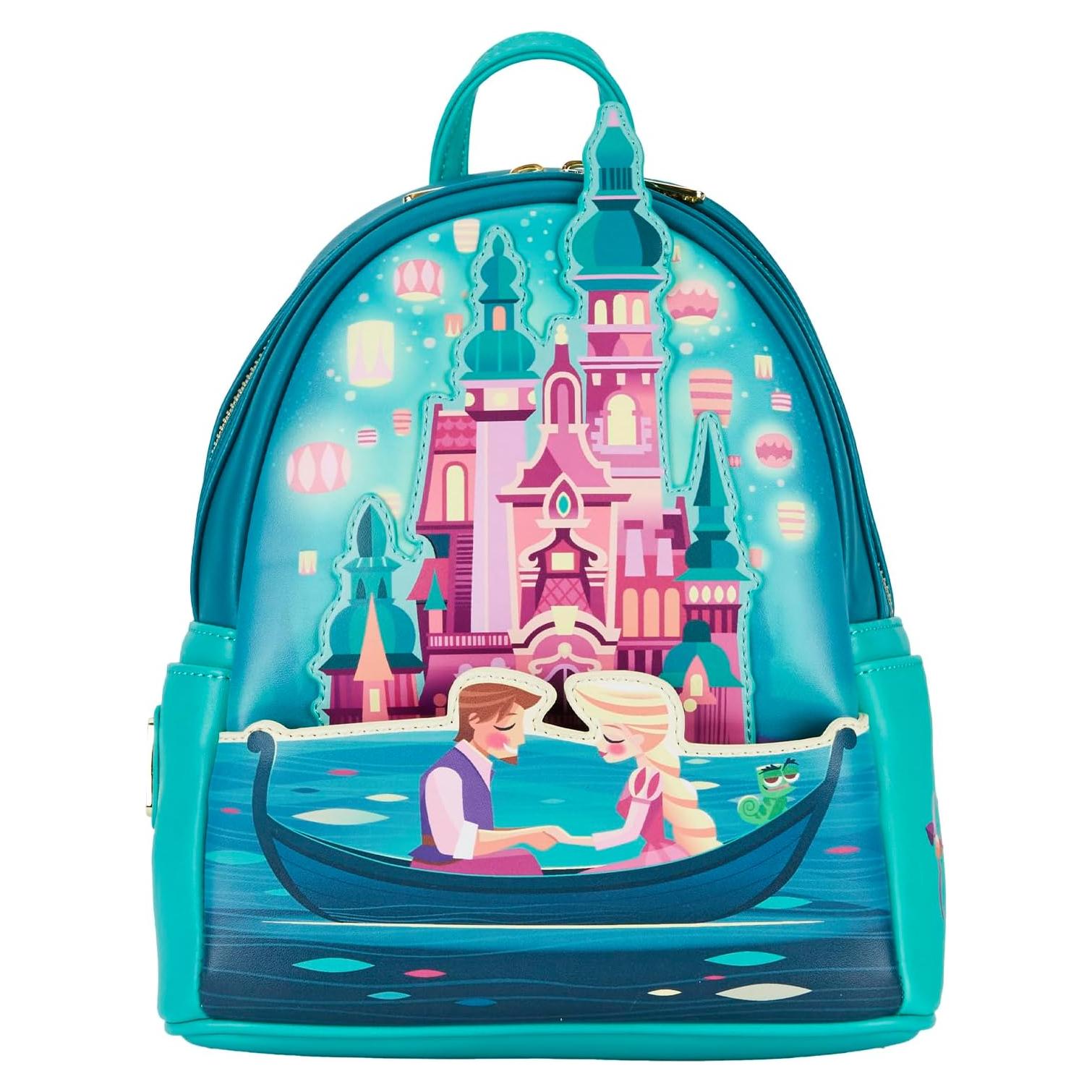 Mochila MINI Rapunzel Loungefly Disney Brilla en la Oscuridad