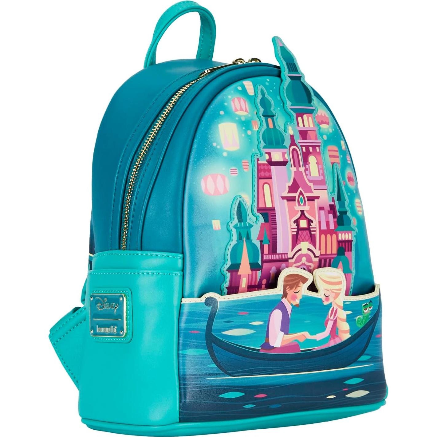 Mochila MINI Rapunzel Loungefly Disney Brilla en la Oscuridad