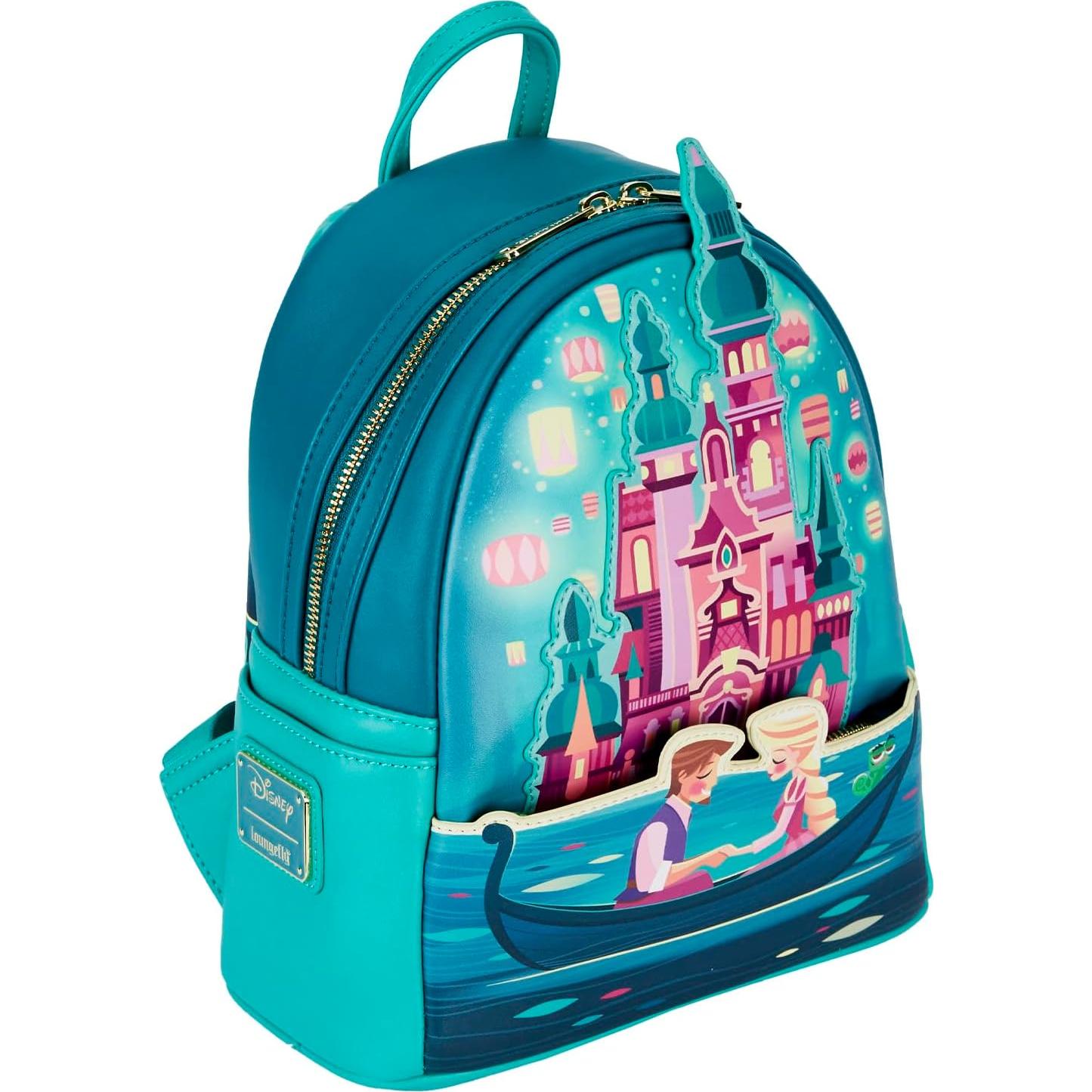Mochila MINI Rapunzel Loungefly Disney Brilla en la Oscuridad
