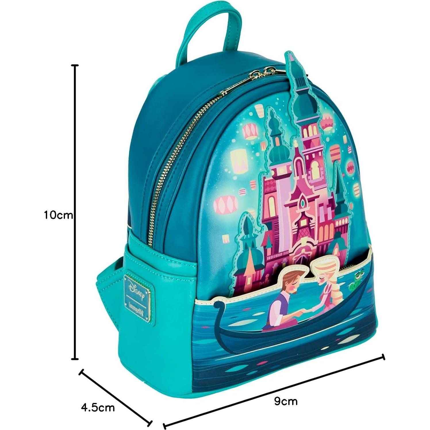 Mochila MINI Rapunzel Loungefly Disney Brilla en la Oscuridad
