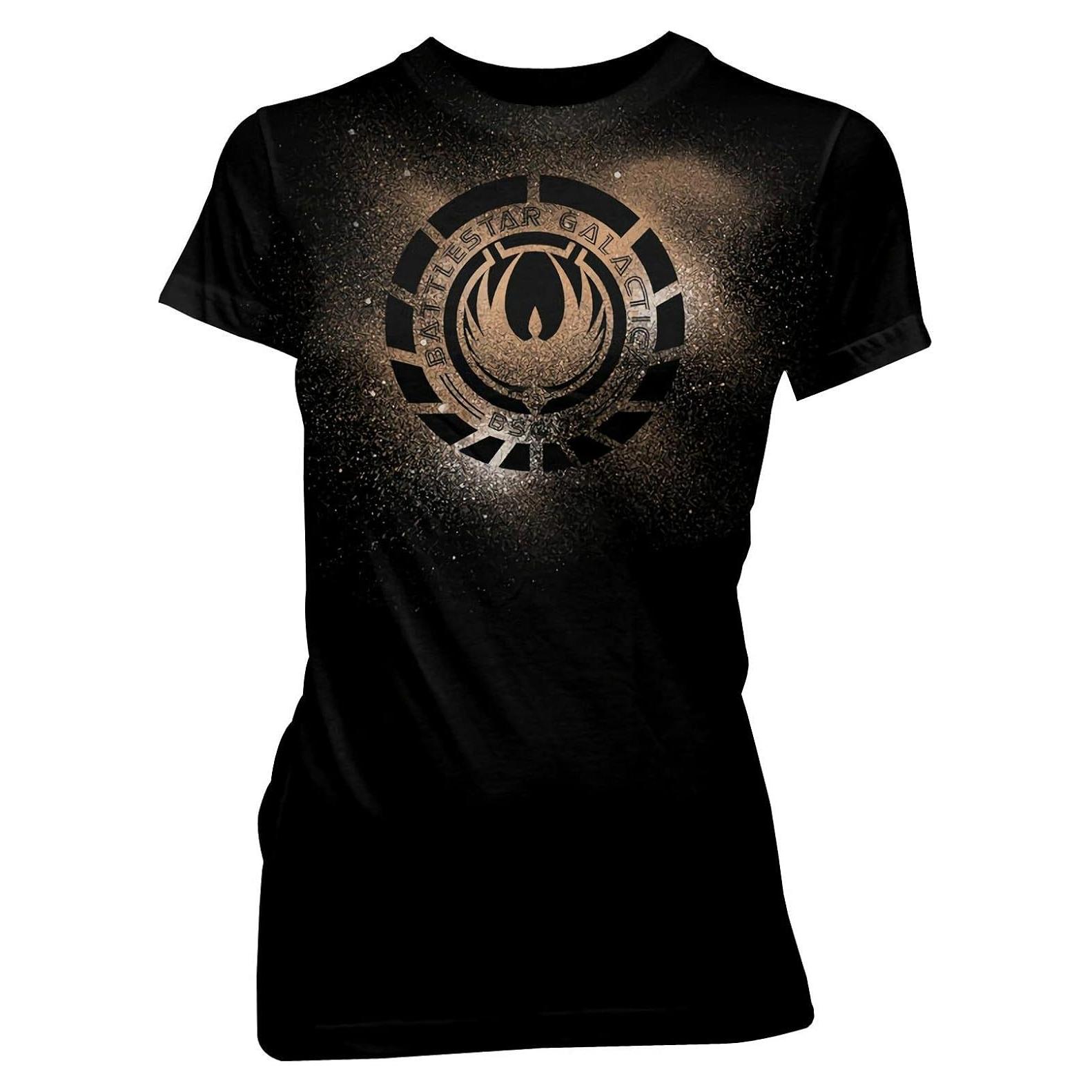 Camiseta Ajuste Junior Battlestar Galactica Mujer M